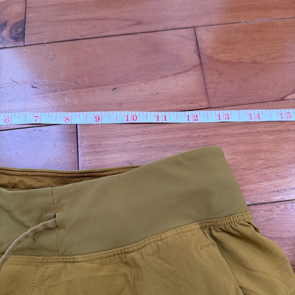 Men Lululemon T.H.E. Short 9" *Linerless Tapered Fit Gold Spice Size Small - Picture 7 of 8